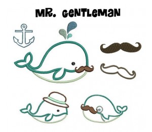 Stickserie Mr. Gentleman